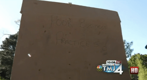 "I'm also picketing black permanent markers and legible signs!"