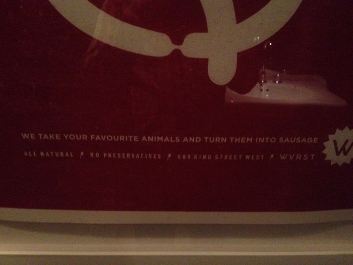 An Unusual Restaurant Ad